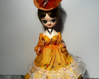 Vintage bradley big eyes southern belle doll