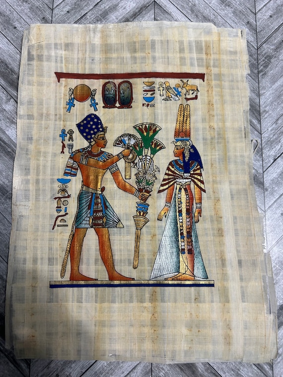 エジプトのパピルス絵 6 枚セット - Etsy 日本
