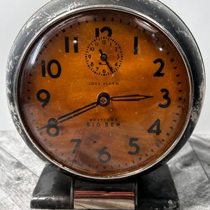 Westclox big ben 1938 loud alarm mechanical clock