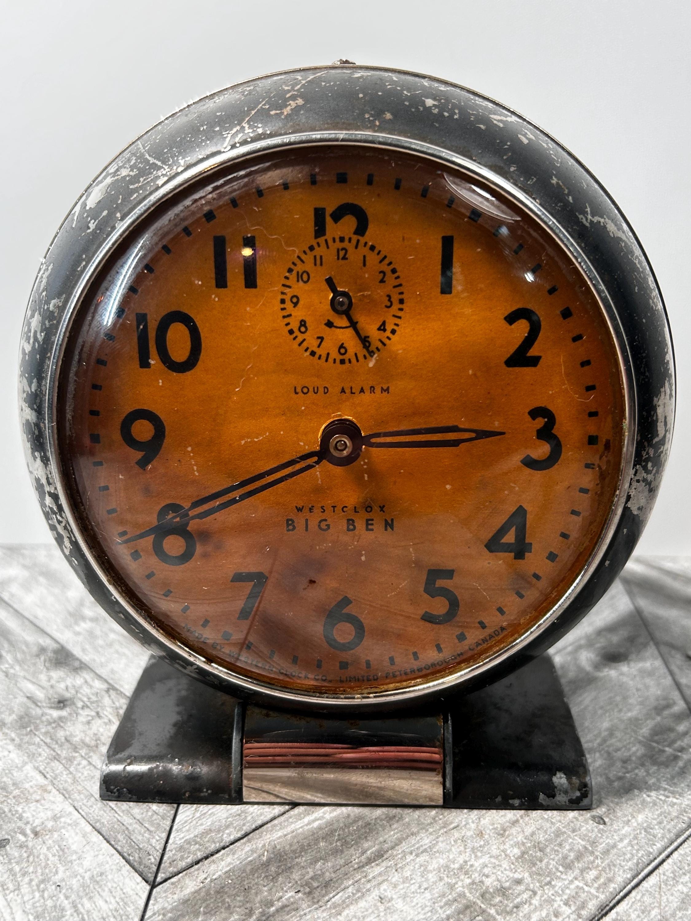 【受注生産品】 Big Westclox Ben Etsy - Clock Mechanical Alarm Loud 1938 インテリア時計