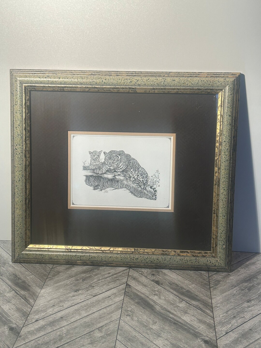 Steve Riddell Jaguar Drawing - Etsy