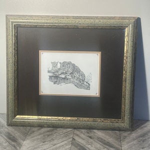 Steve Riddell Jaguar Zeichnung