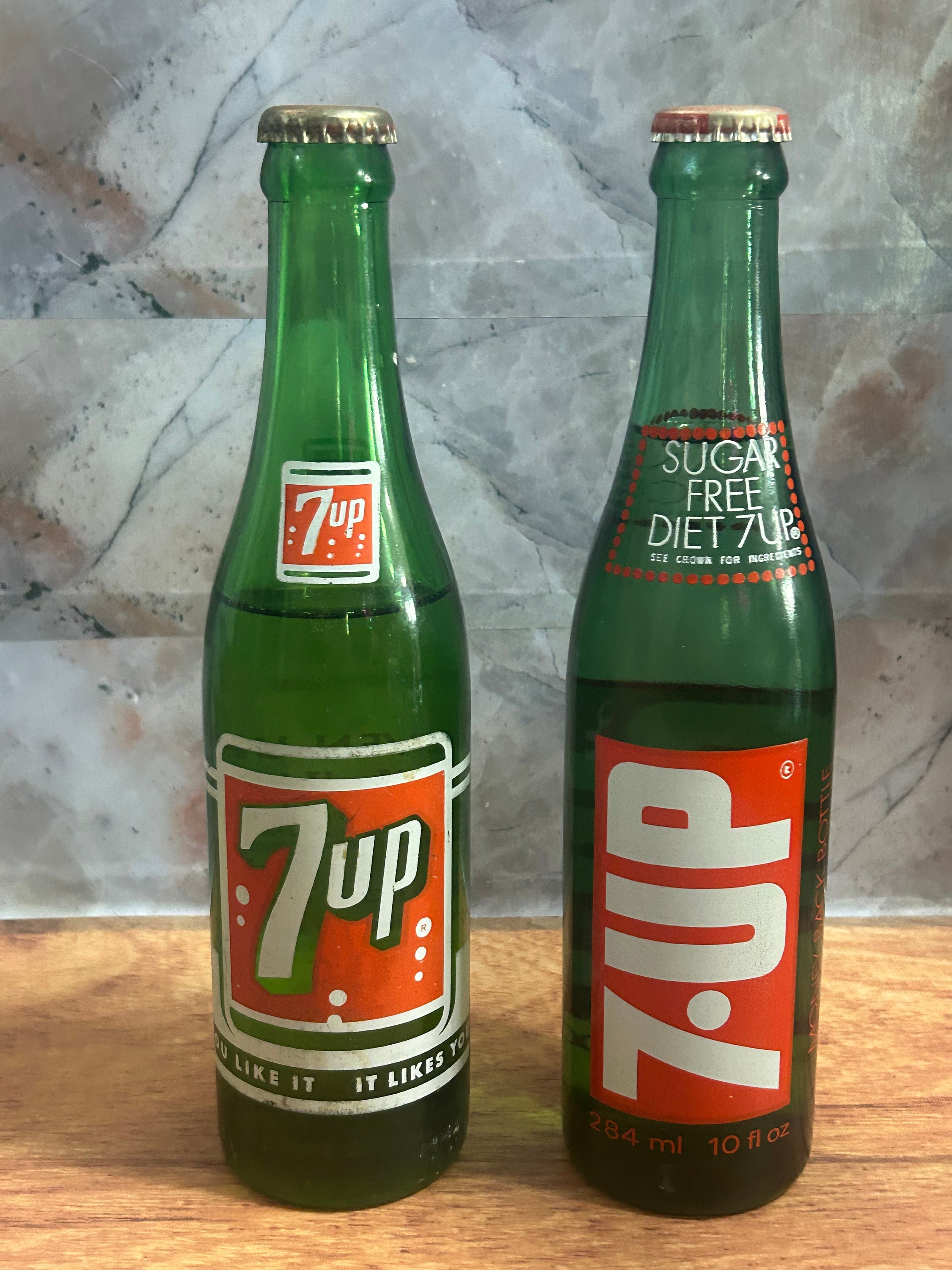 Seven Up 7-up Real Sugar Glass Bottle