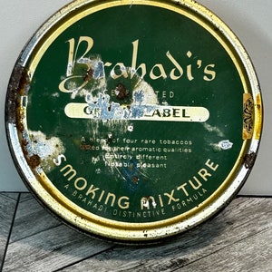 Vintage brahadis tobacco tin