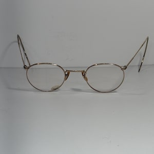 Vintage 1930s imperial full vue gold filled eyeglasses