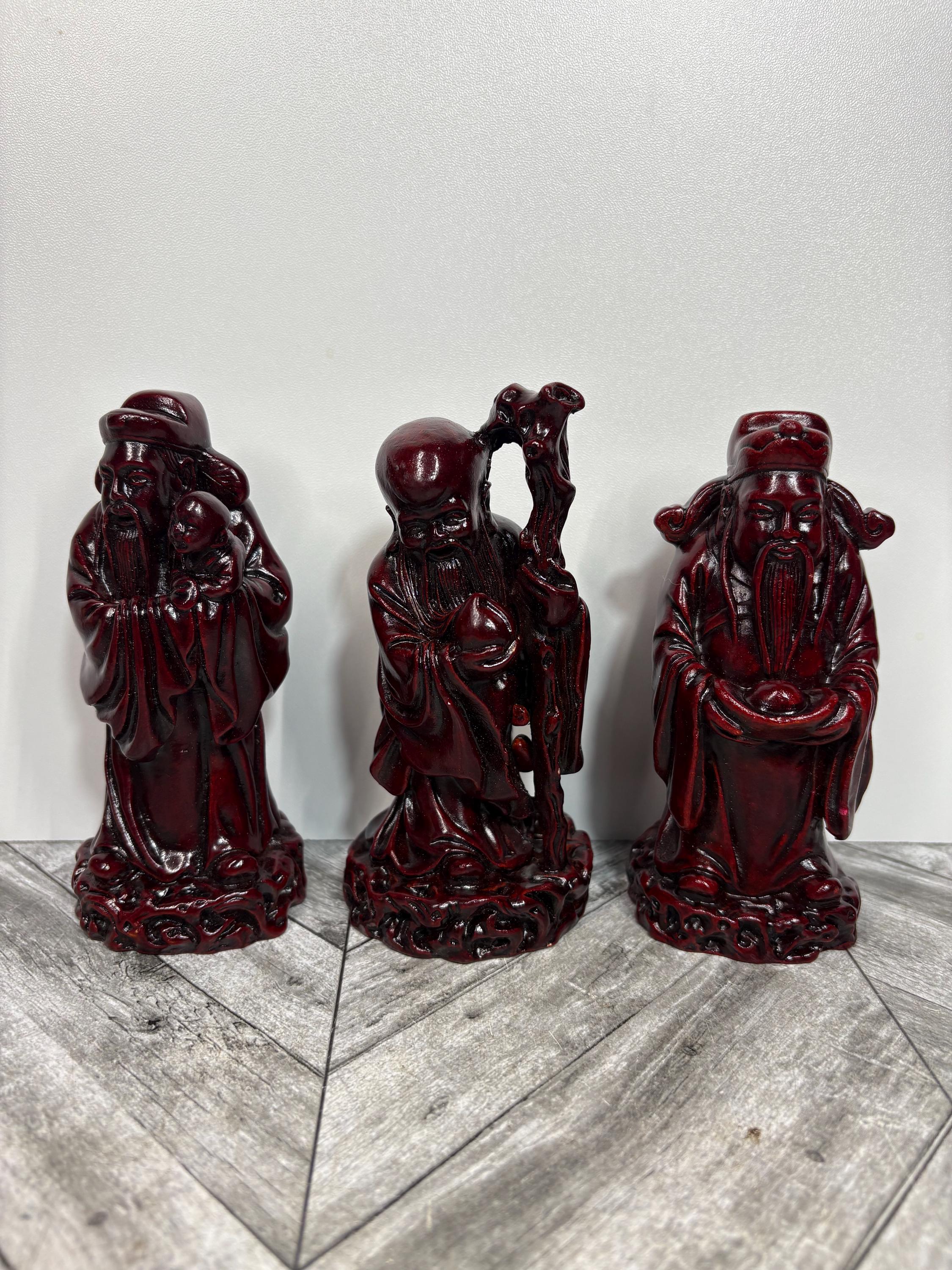 福々しい木彫 古録展 送料別 Dサイズ 中古 品番H14792 : 古録展