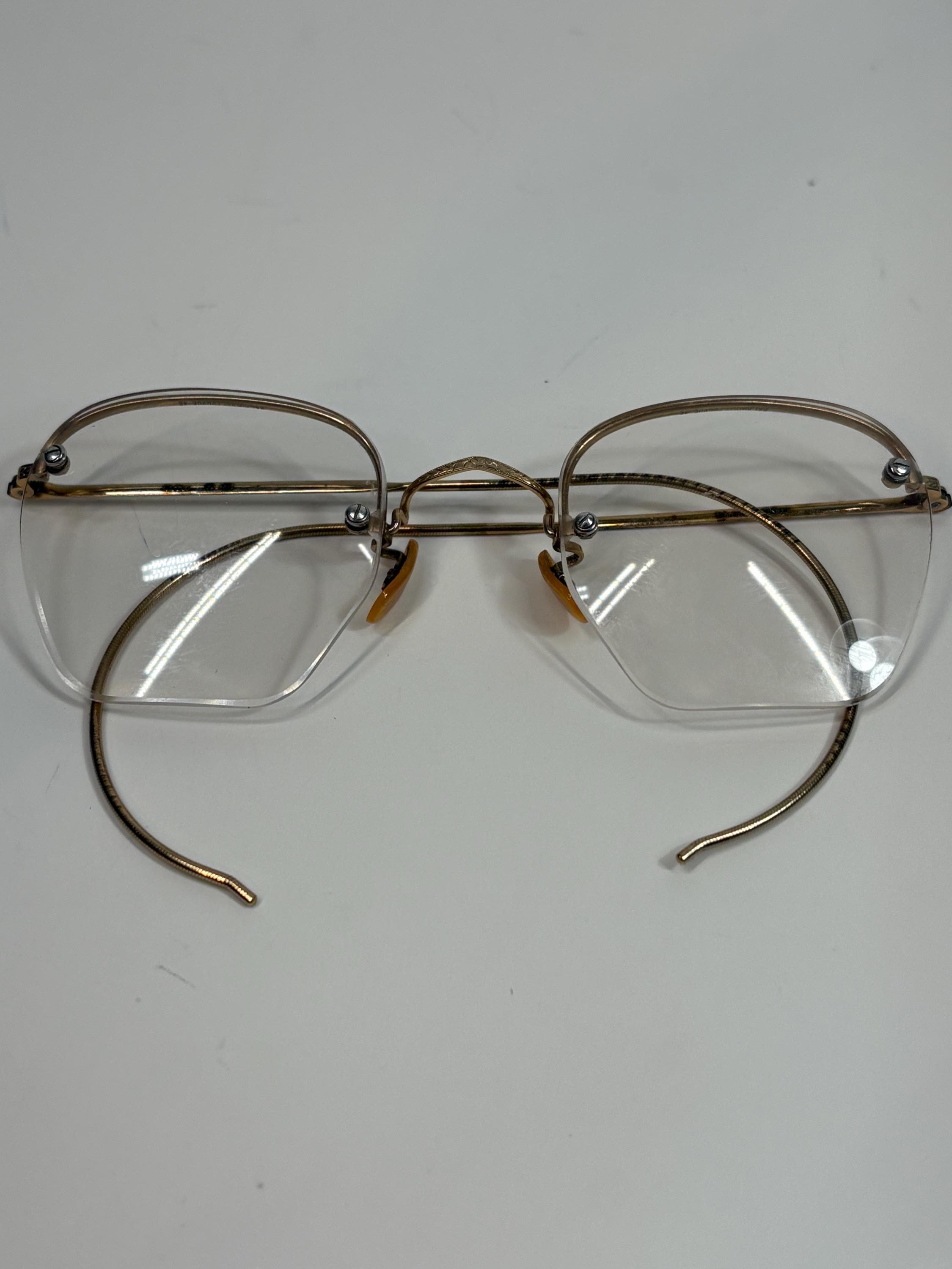 Antique 1920-30s Bausch and Lomb Gold Filled Glasses - Etsy