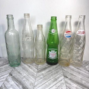 Vintage bottle collection (6)