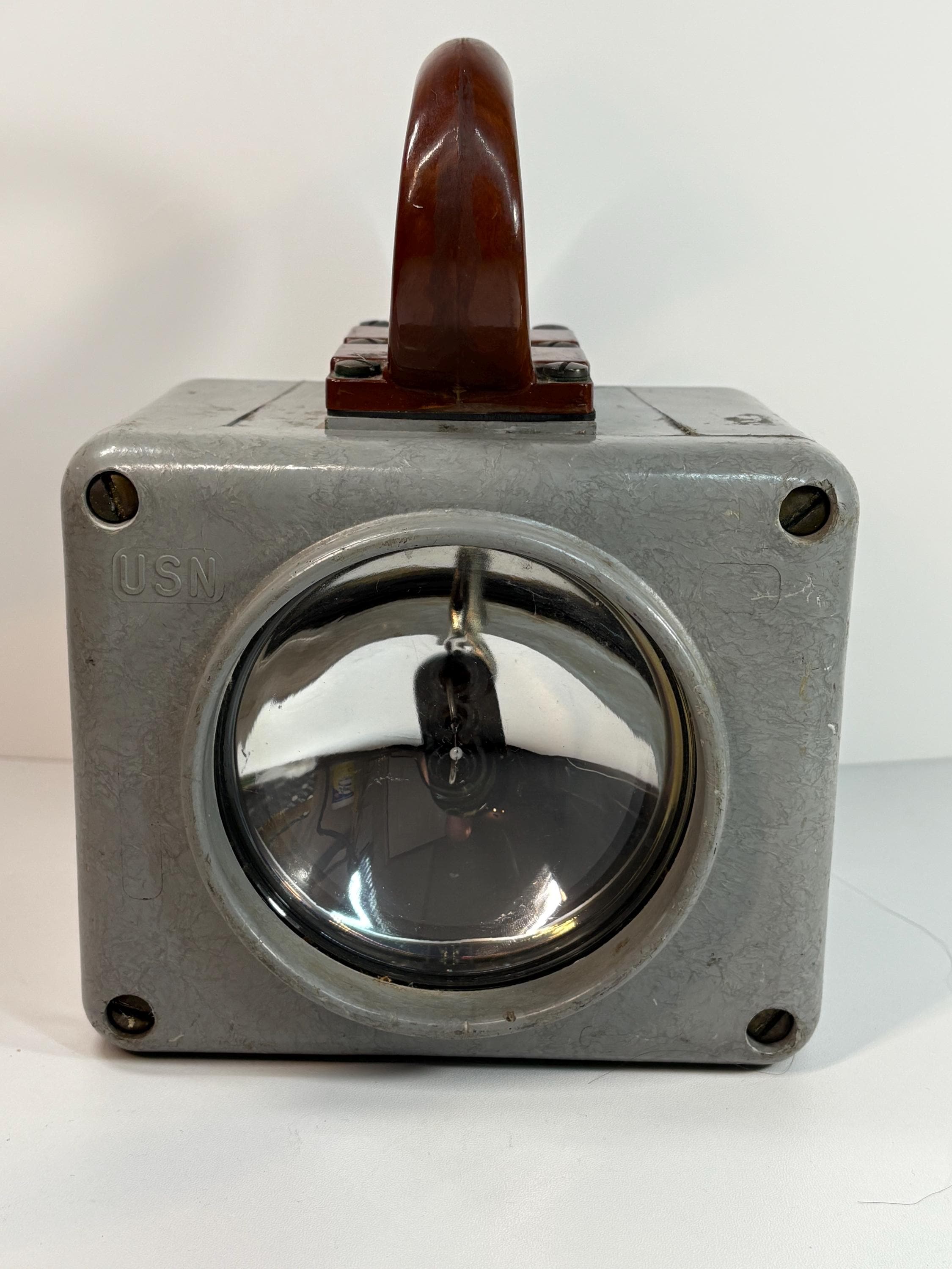 Vintage united states navy battle lantern