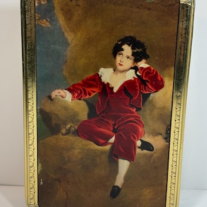 Scatola di caramelle vintage Wilkins &quot;Red Boy&quot;