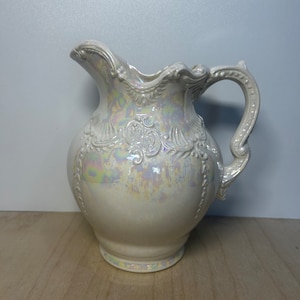 Vintage opalescent arnels pitcher