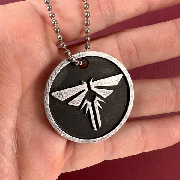 Silver the Last of Us Pendant Etsy