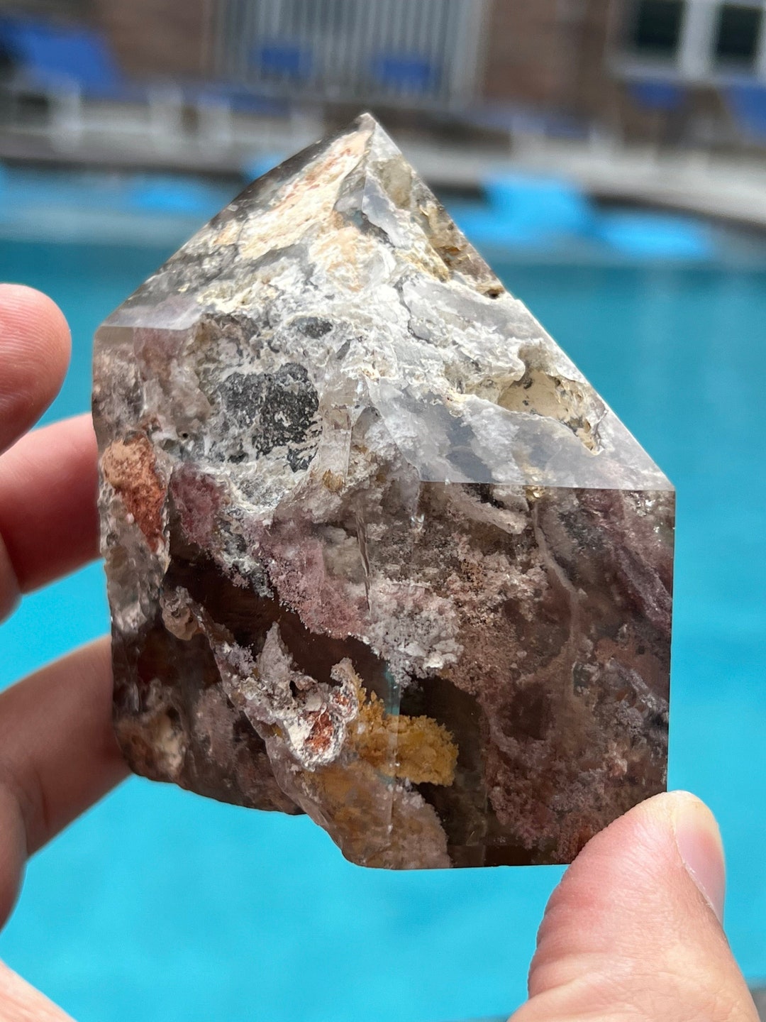 Garden Quartz Tower Extra Grade Unique Piece Brazilian Quartz Etsy