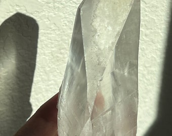 Natural Lemurian Wand w/ Sugar Coat | High Quality | Rare