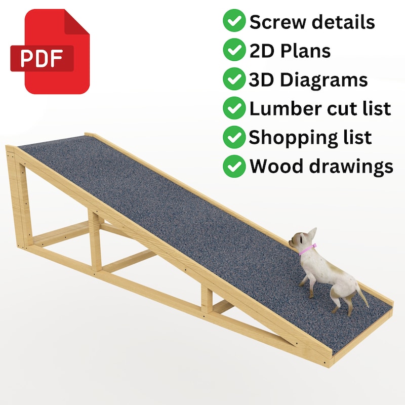 Dog Ramp Pattern Dog Ramp - Etsy