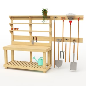 Plans For Potting Bench | DIY Potting Bench Plans | Easy to Make & Instant PDF Download