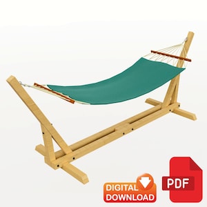 Hammock Stand Build Plans | DIY Wooden Hammock Stand | PDF Download
