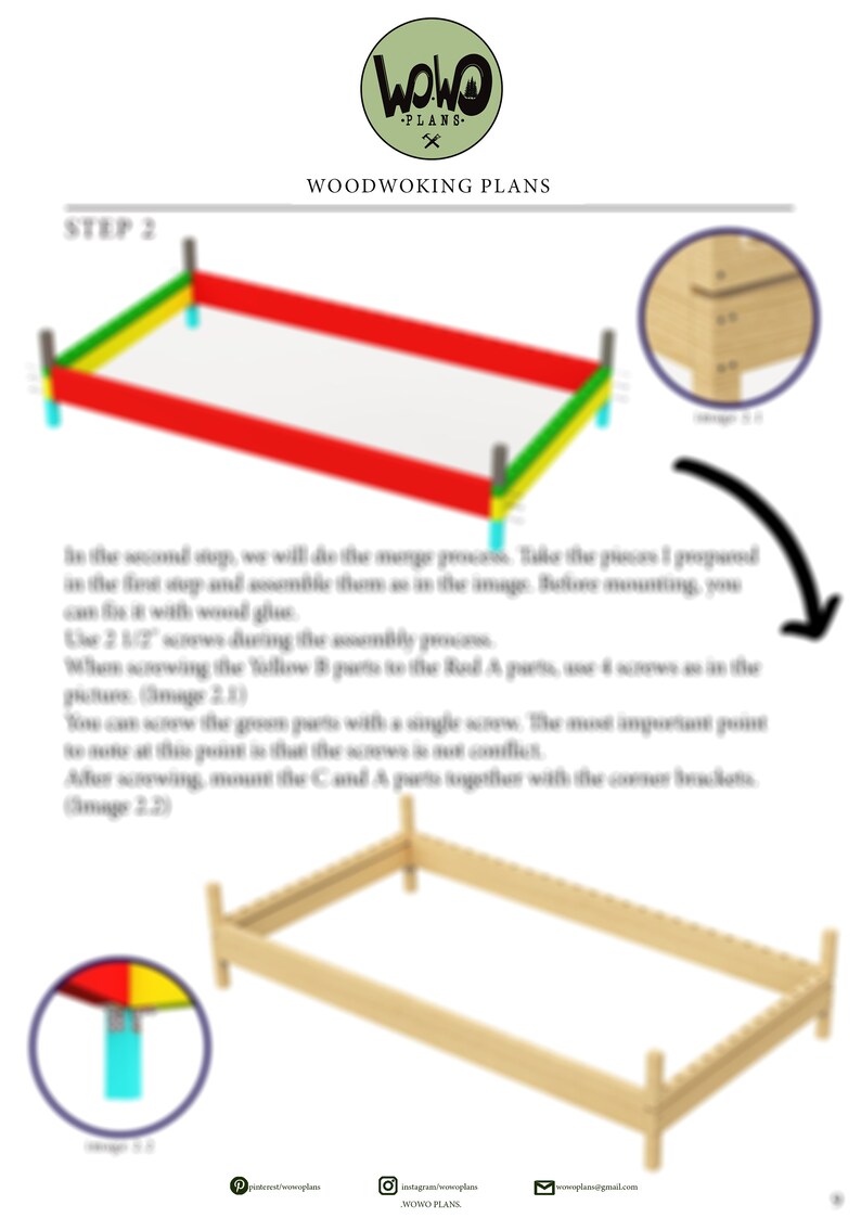 Twin Size Montessori Floor Bed Digital Plan, DIY Montessori Floor Bed Build Plan PDF Etsy