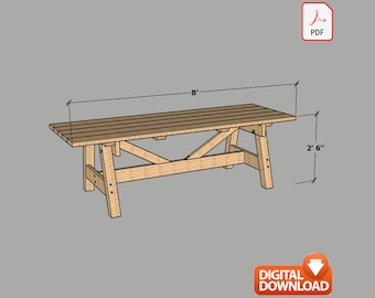 Simple Table Build Plans, DIY Table Plan