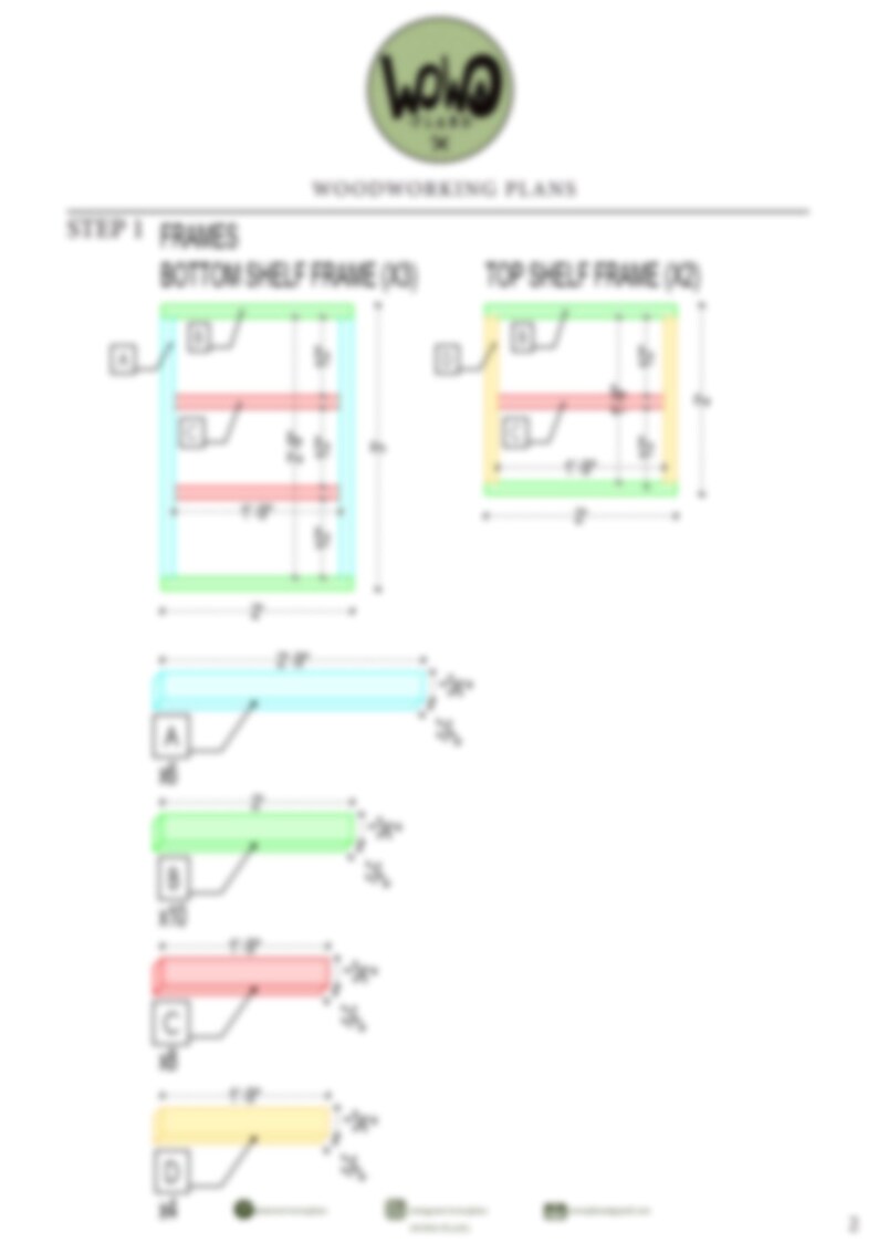 Garage Storage Rack Plan | DIY Tote Rack – PDF Download - Etsy