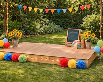 DIY Event Platform Stage Plans | Wedding Stage Build Guide (Instant Download)