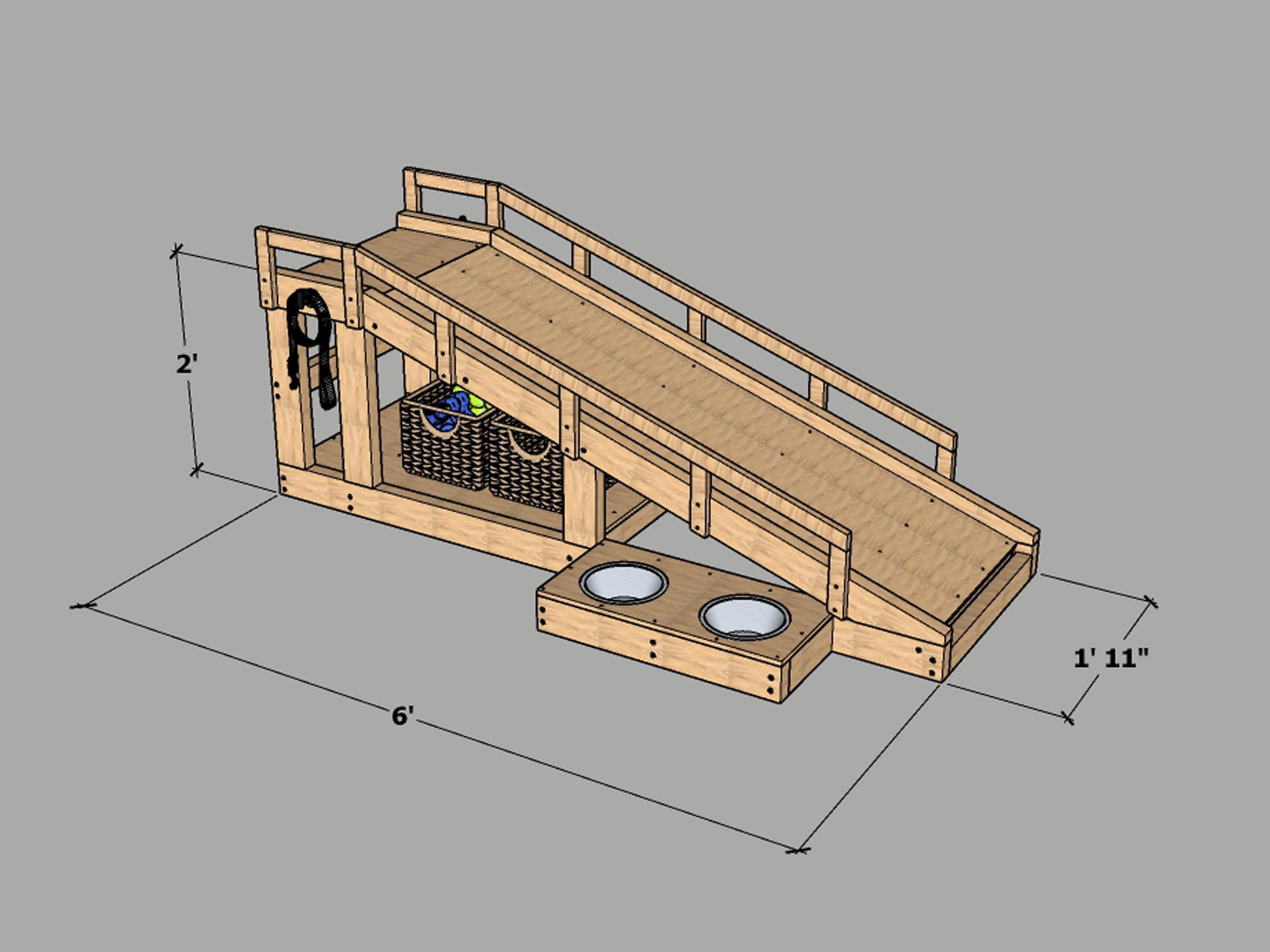 Pet Ramp Plans for Dogs | DIY Wooden Dog Ramp | Woodworking PDF - Etsy
