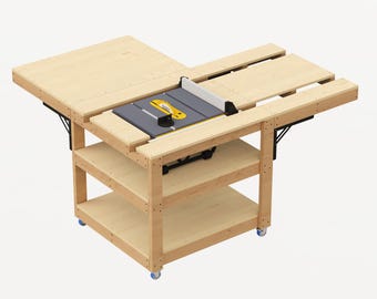 DIY Tool Workbench Plans | Table Saw Workbench Build Plans