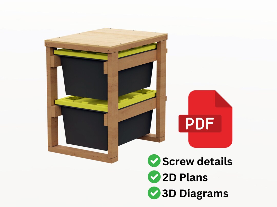 Garage Storage Rack Plans | 27-gallon Storage Shelf System | Simple ...