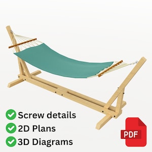 Hammock Stand Construction Plans | DIY Guide for Beginners | Digital Download