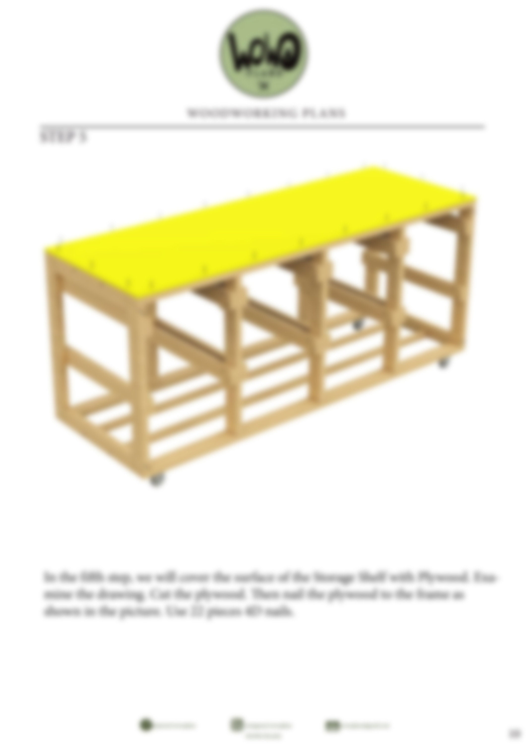 8 Unit Horizontal Storage Rack Rolling Garage Storage Shelves DIY 27 ...