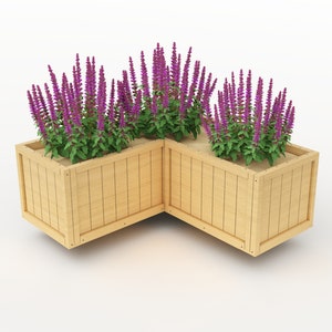 Planter Build Plans, Garden Planter Plans | Sofort Download