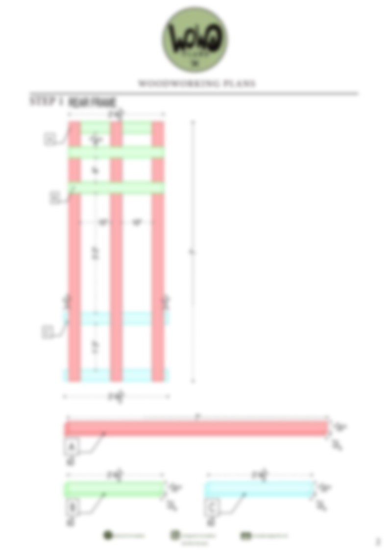 May include: A woodworking plan for a shelf unit. The plan shows the dimensions of the shelf unit in inches. The shelf unit is made of three vertical pieces of wood, two horizontal pieces of wood, and three shelves. The plan is labeled "STEP 1: Shelf Unit".