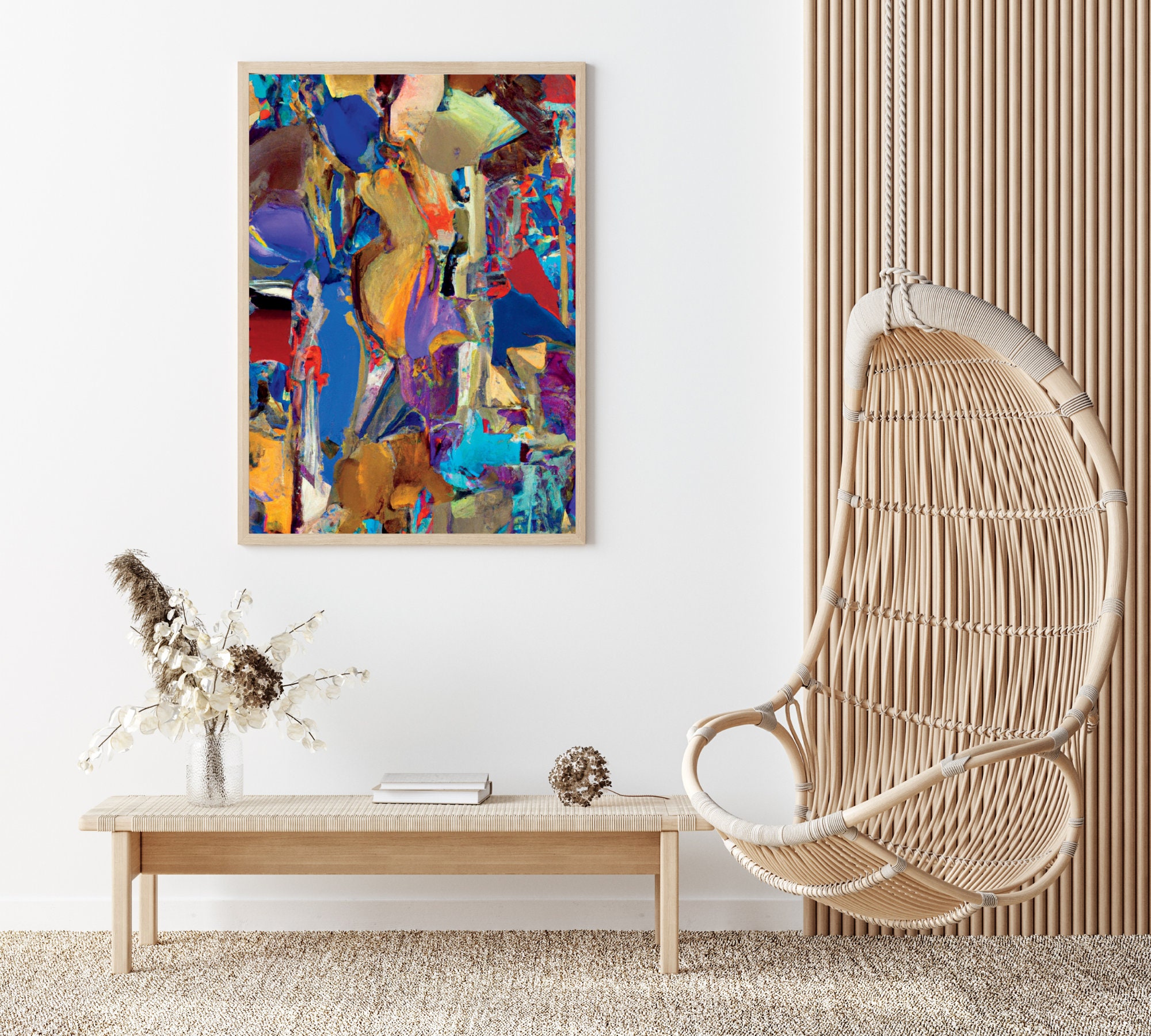 Abstract Colorful Elegant Printable Art , Wall Art Printable Abstract ...