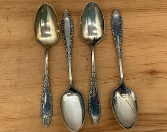 Vintage set of 4 Silver plated Roger & Bros A1