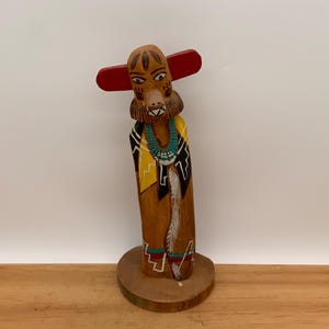 Vintage Hopi Kachina Doll, hand carved “Bear”