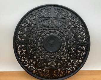 Vintage Black cast iron German wall hanging