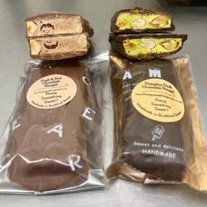 Honey Nougat Handmade, Pistachio, Chocolate and Fruit flavours. Personalised to order
