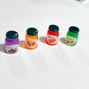 1:12 jam bottle miniature for BJD Barbie dolls