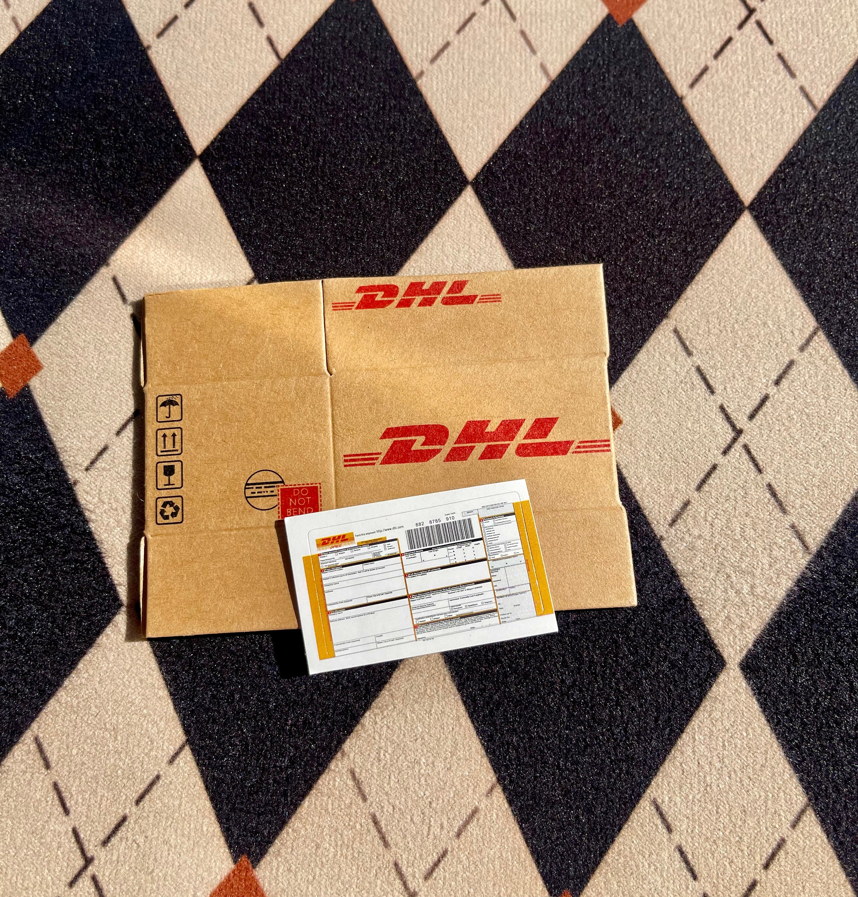 Mini Shipping Labsels Shipping Box With Label Miniature - Etsy