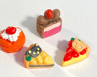 1:6 bear cake slice miniature for Barbie BJD dolls