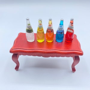 1:12 chia seed drink bottles miniatures 5pcs for BJD Barbie dolls
