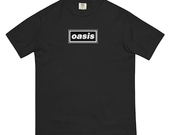 Oasis Unisex garment-dyed heavyweight t-shirt