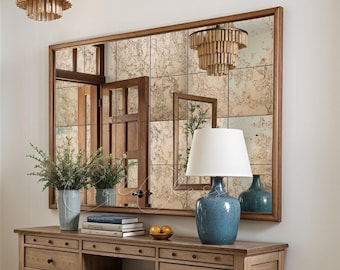 Antique Mirror Tiles for Luxury Wall Decor