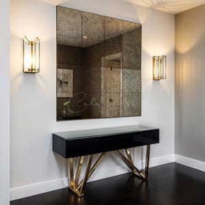 Handmade Antique Mirror Tiles: Vintage Wall Decor