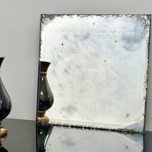 1800s Style Antique Mirror Tiles with a Distressed, Oxidized Edges