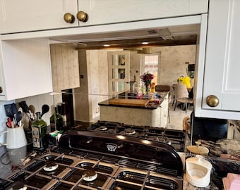 Antique Kitchen Backsplash Mirrored Tiles - Custom Size Available