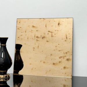 Bronze Antique Mirror Tiles, Antique Glass Mirror Tiles, Distressed Mirror Tiles Model Rigel
