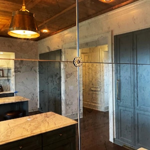 Antique Mirror Tiles: Custom Sized Aged Mirror Panels