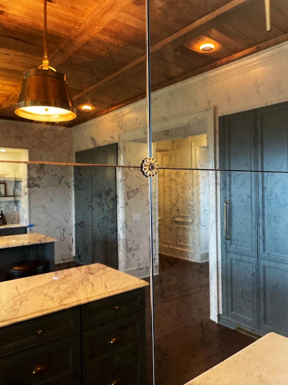 Antique Mirror Tiles: Custom Sized Aged Mirror Panels