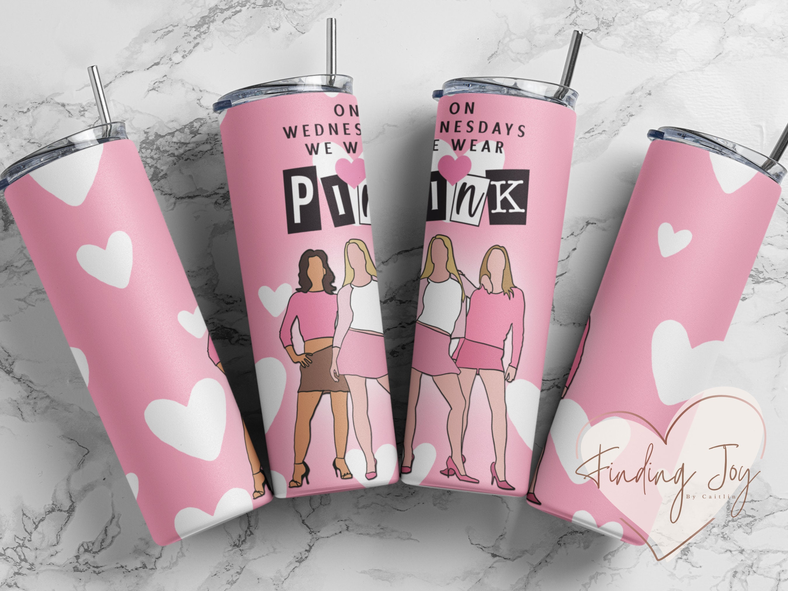 Girls are Mean - Vinyl Cup Wrap